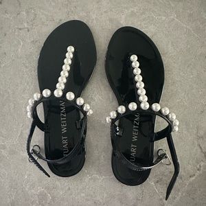 Stuart Weitzman pearl sandals